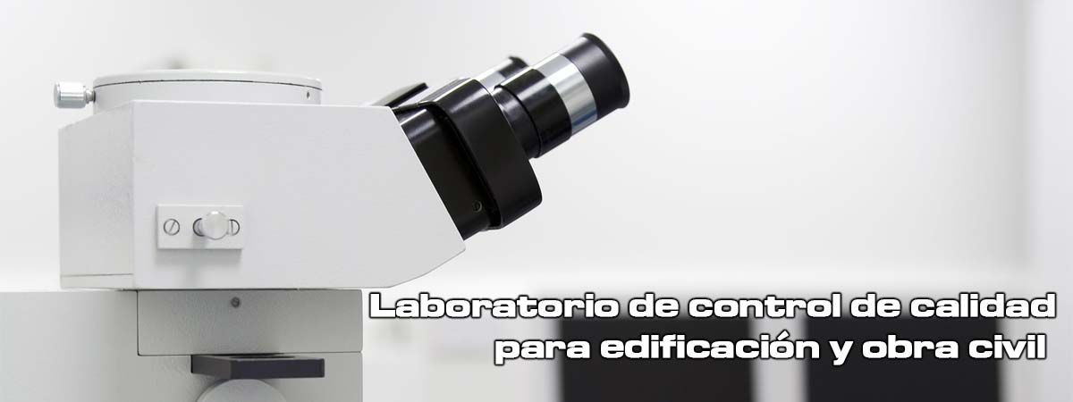 Laboratorio de control de calidad para edificación y obra civil 