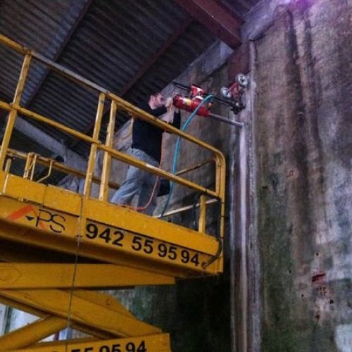 Extracción de testigos de hormigón Bilbao